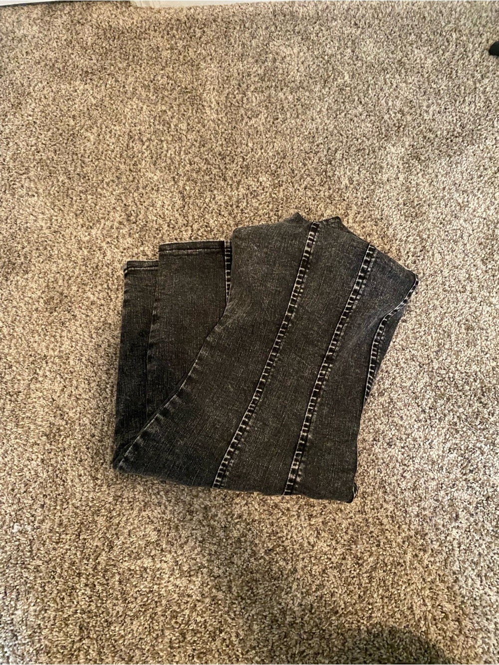 Fashion Nova ‘Doll in Denim Mini Dress’; Blackwash ; Strapless - Picture 6 of 6